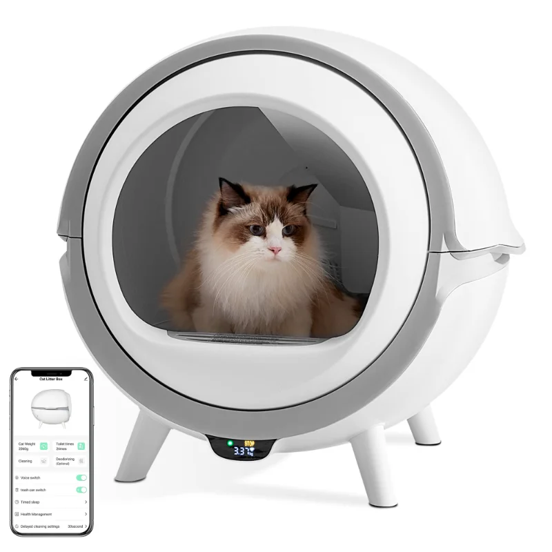 Tempat Pasir Kucing Otomatis