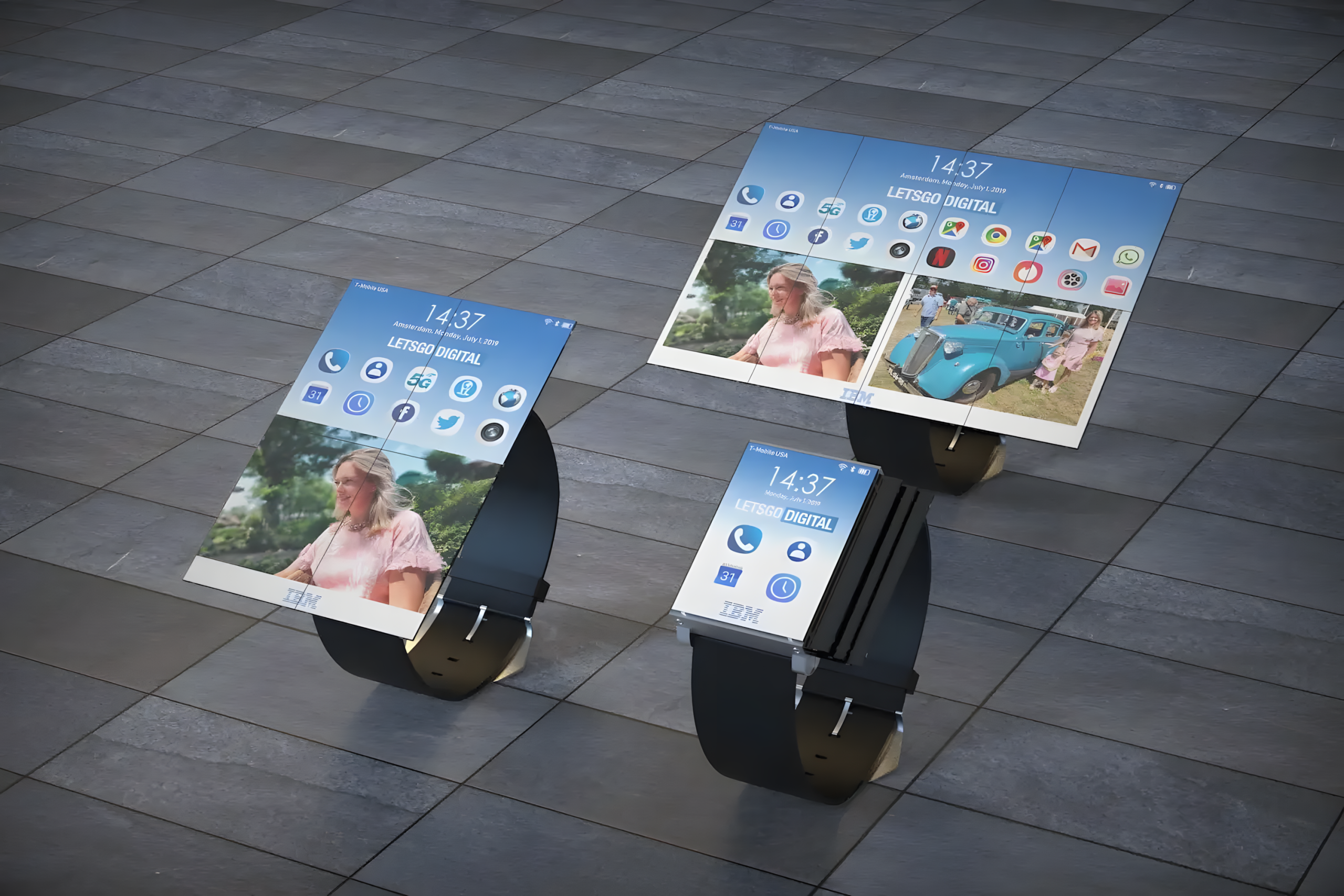 Foldable Smartwatch Phone