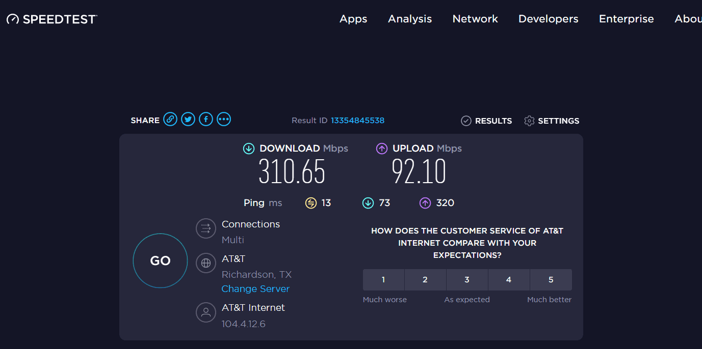 Speedtest